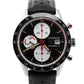 Tag Heuer Carerra Chronograph Black Stainless Steel 41mm Red Watch CV201AP