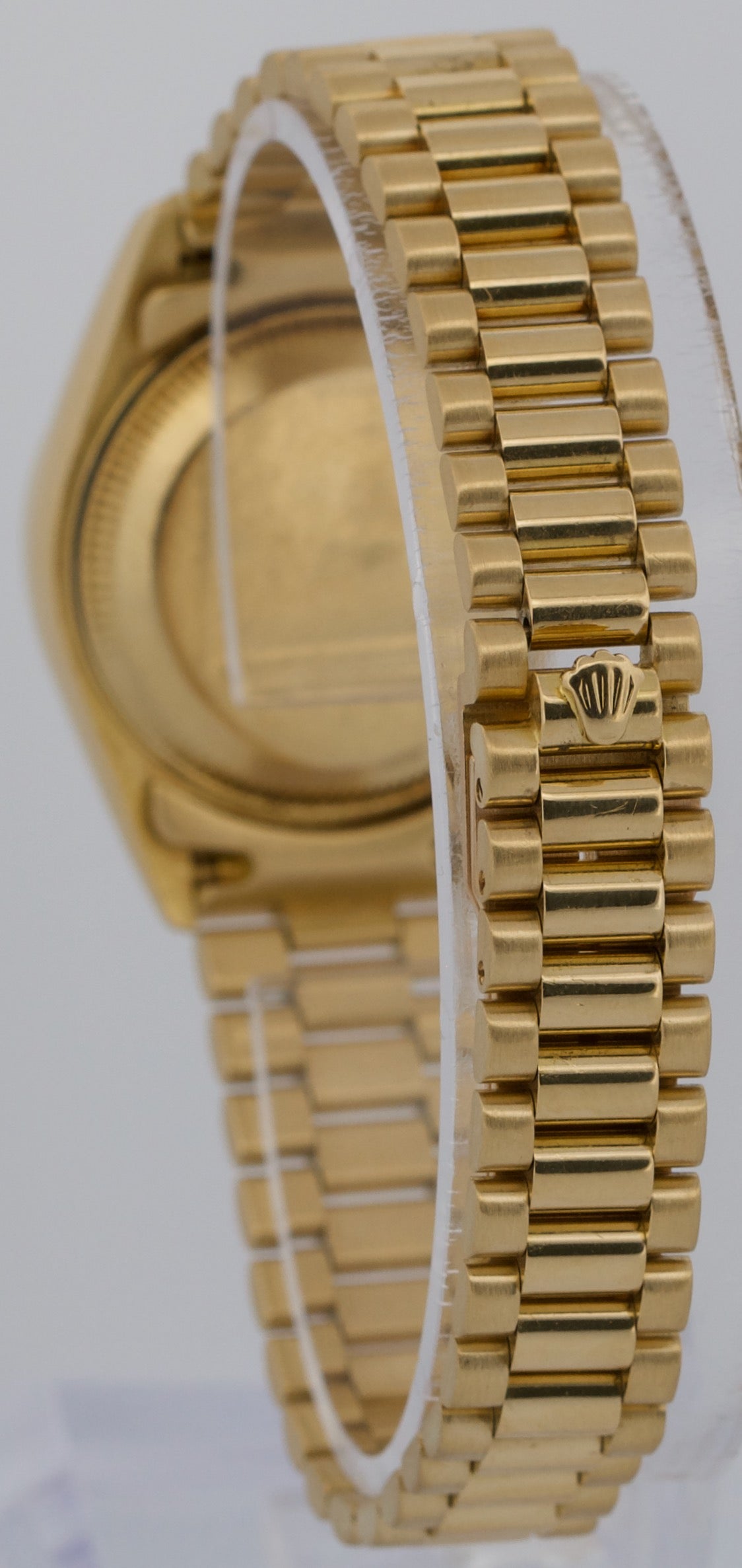 PAPERS Ladies Rolex DateJust President 26mm CHAMPAGNE 18K Yellow Gold 69178 BOX