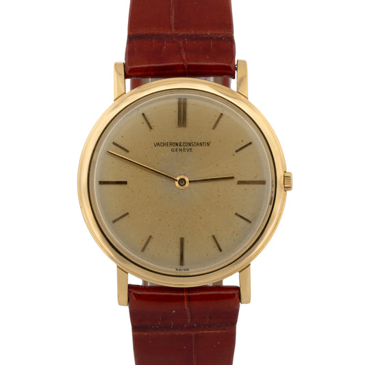 Vacheron Constantin Ultra Thin SILVER 18K Yellow Gold 32mm 6415 Watch