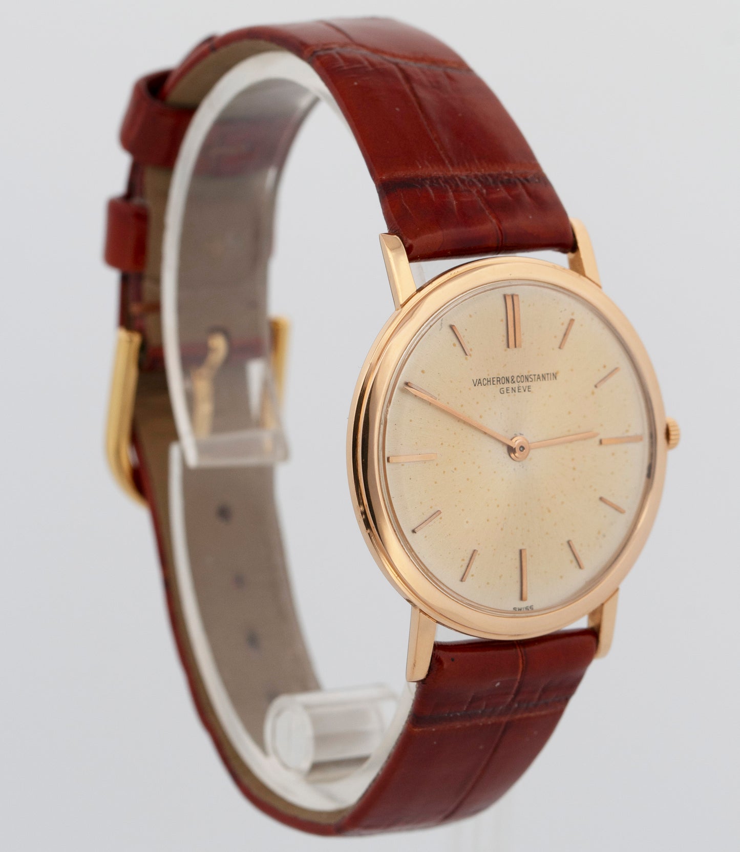 Vacheron Constantin Ultra Thin SILVER 18K Yellow Gold 32mm 6415 Watch