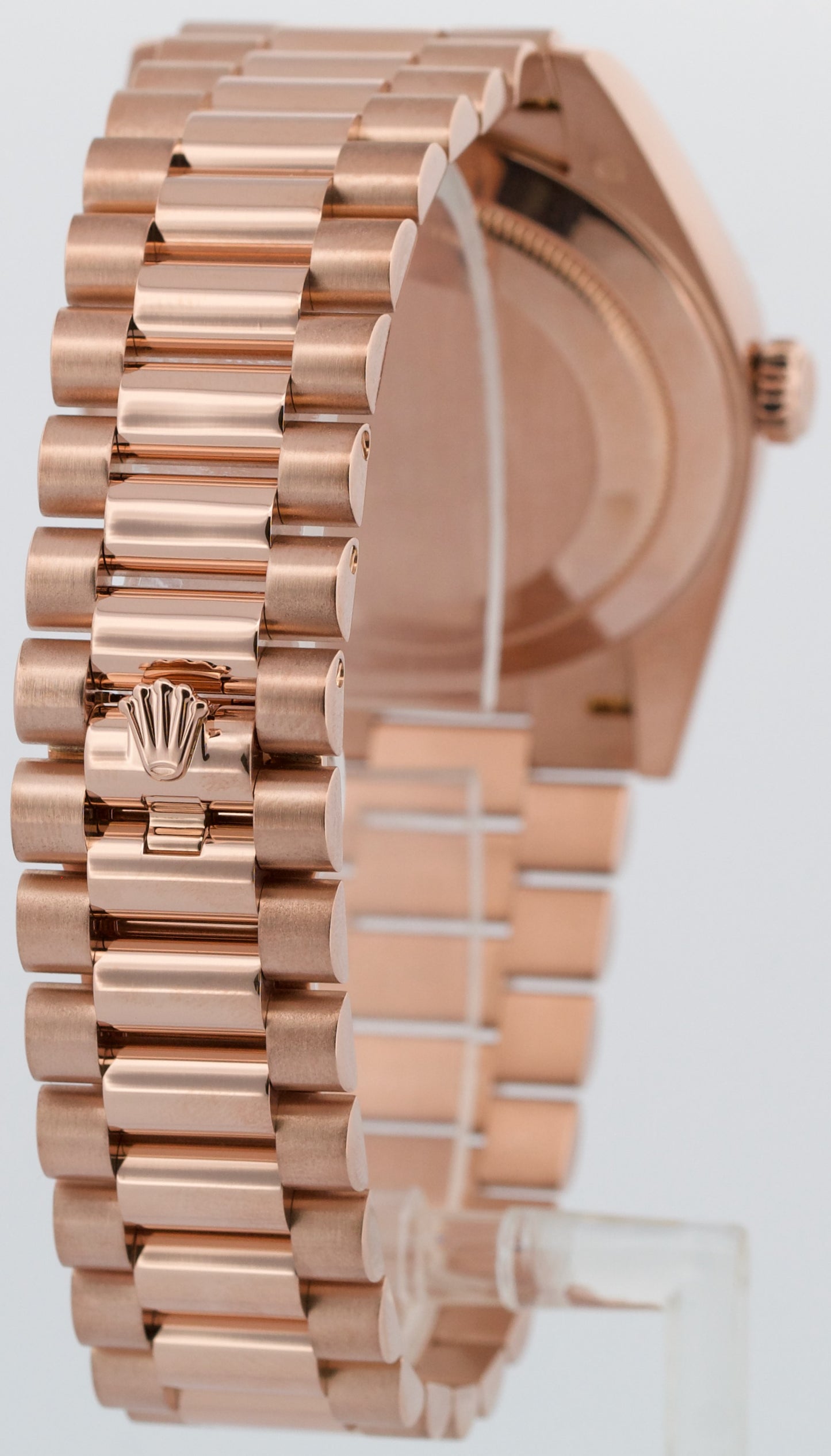 Rolex Day-Date President 40mm FACTORY CHOCOLATE BAGUETTE 18K Gold 228235 BOX