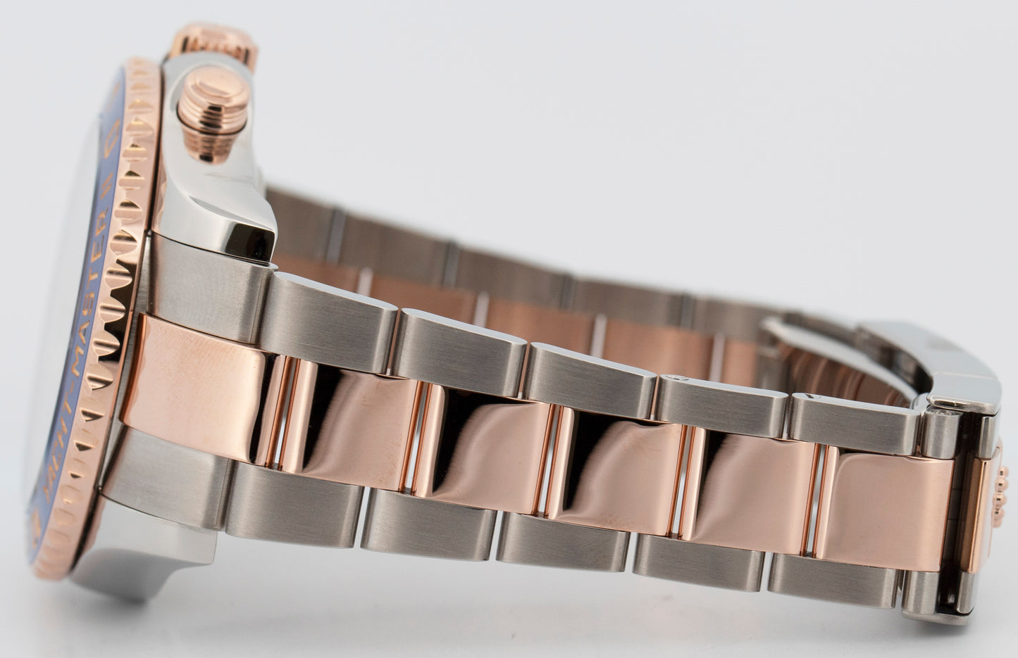 Rolex Yacht-Master II White Two-Tone Steel 18K Everose Gold 44mm Watch 116681