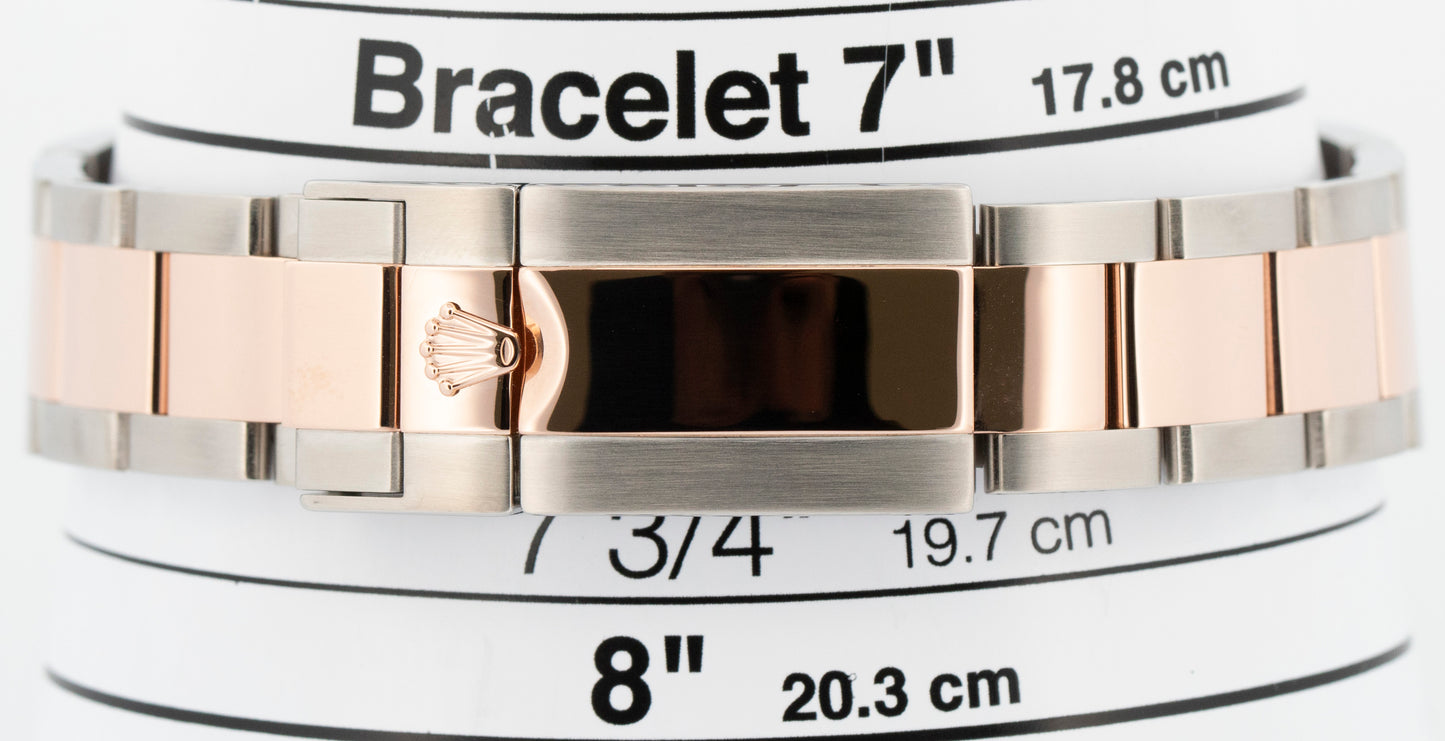 Rolex Yacht-Master II White Two-Tone Steel 18K Everose Gold 44mm Watch 116681