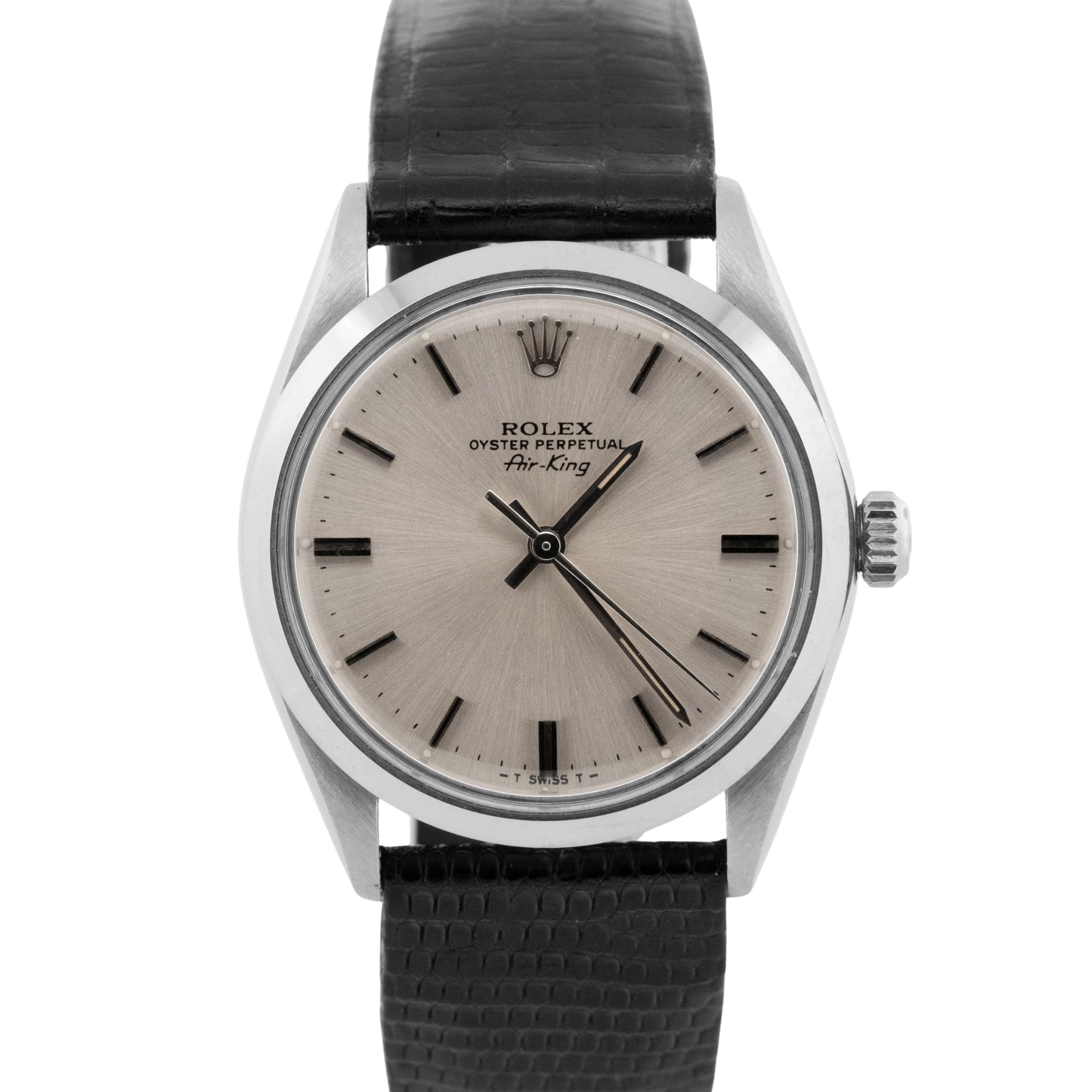 Rolex Oyster Perpetual Air-King Precision SILVER Stainless Steel 34mm 5500 Watch