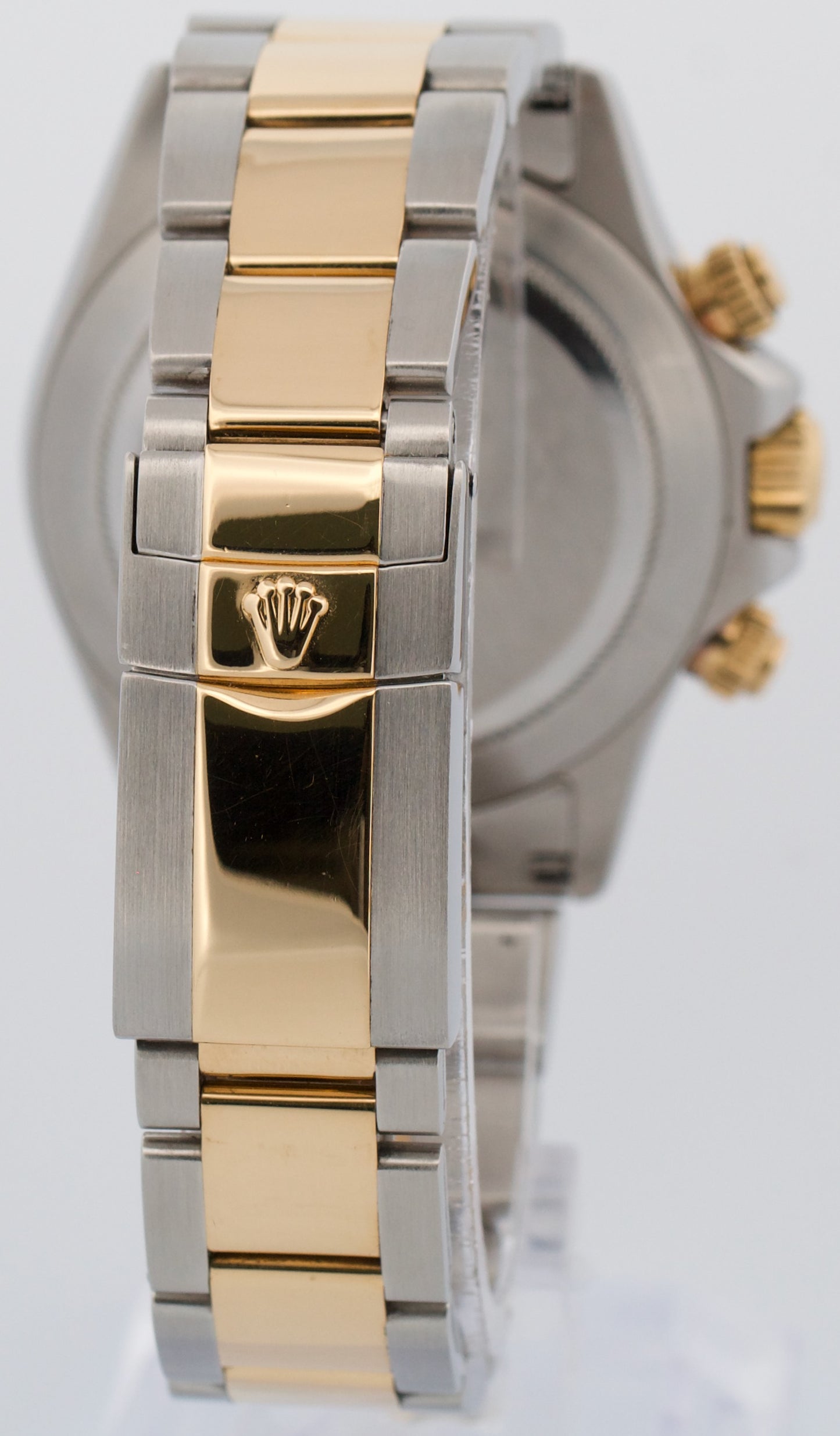 Rolex Daytona Cosmograph CHAMPAGNE DIAMOND 116523 Two-Tone 18K Yellow Gold Watch