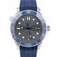 2021 PAPERS Omega Seamaster Diver 42mm BLUE GREY Steel 210.32.42.20.06.001 B+P