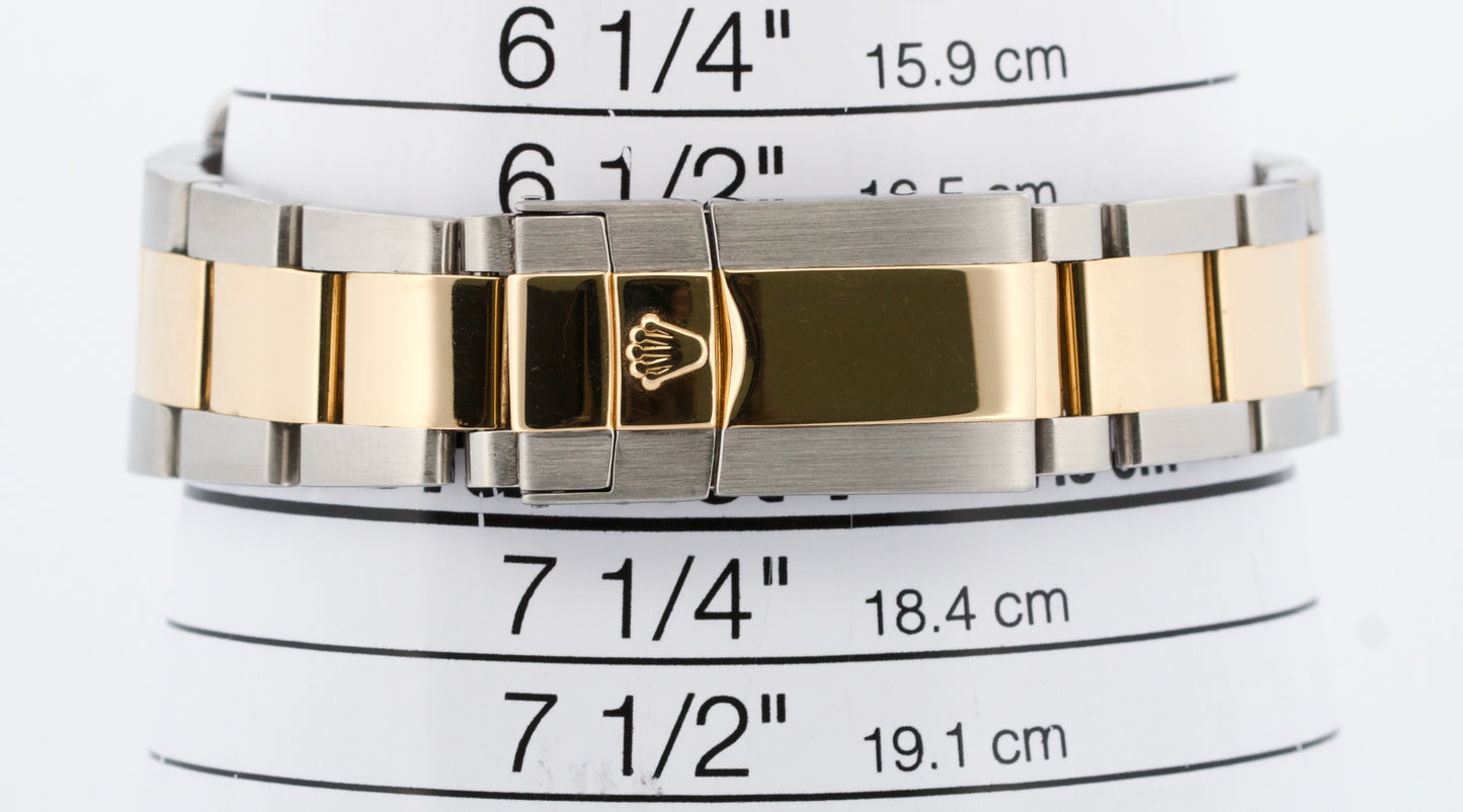 Rolex Daytona Cosmograph CHAMPAGNE DIAMOND 116523 Two-Tone 18K Yellow Gold Watch