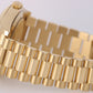 Rolex Day-Date President PAPERS 18k Yellow Gold Black Wave 41mm 218238 Watch BOX