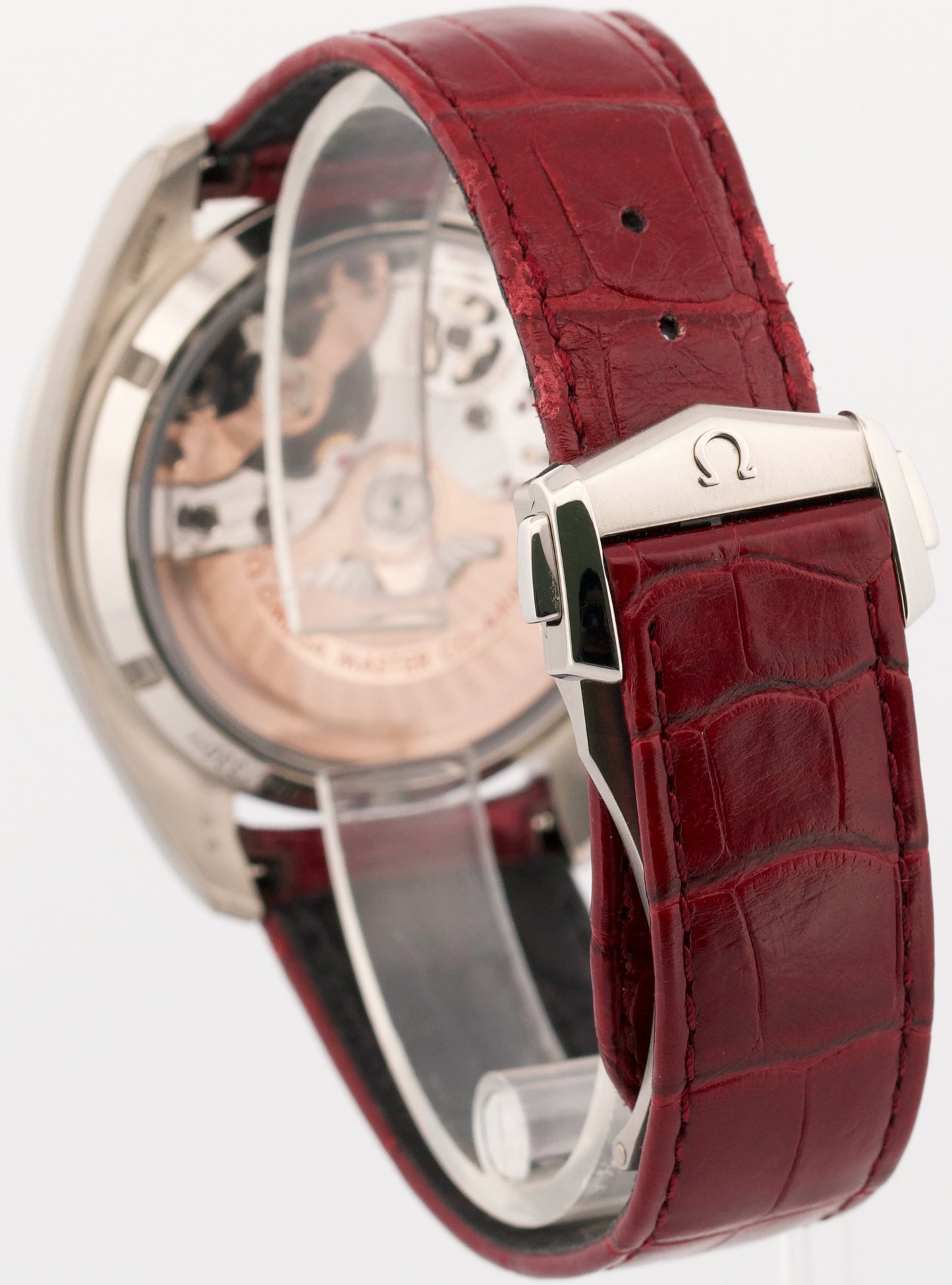 PAPERS Omega Speedmaster Moonphase PLATINUM RUBY 44mm 304.93.44.52.99.002 BOX