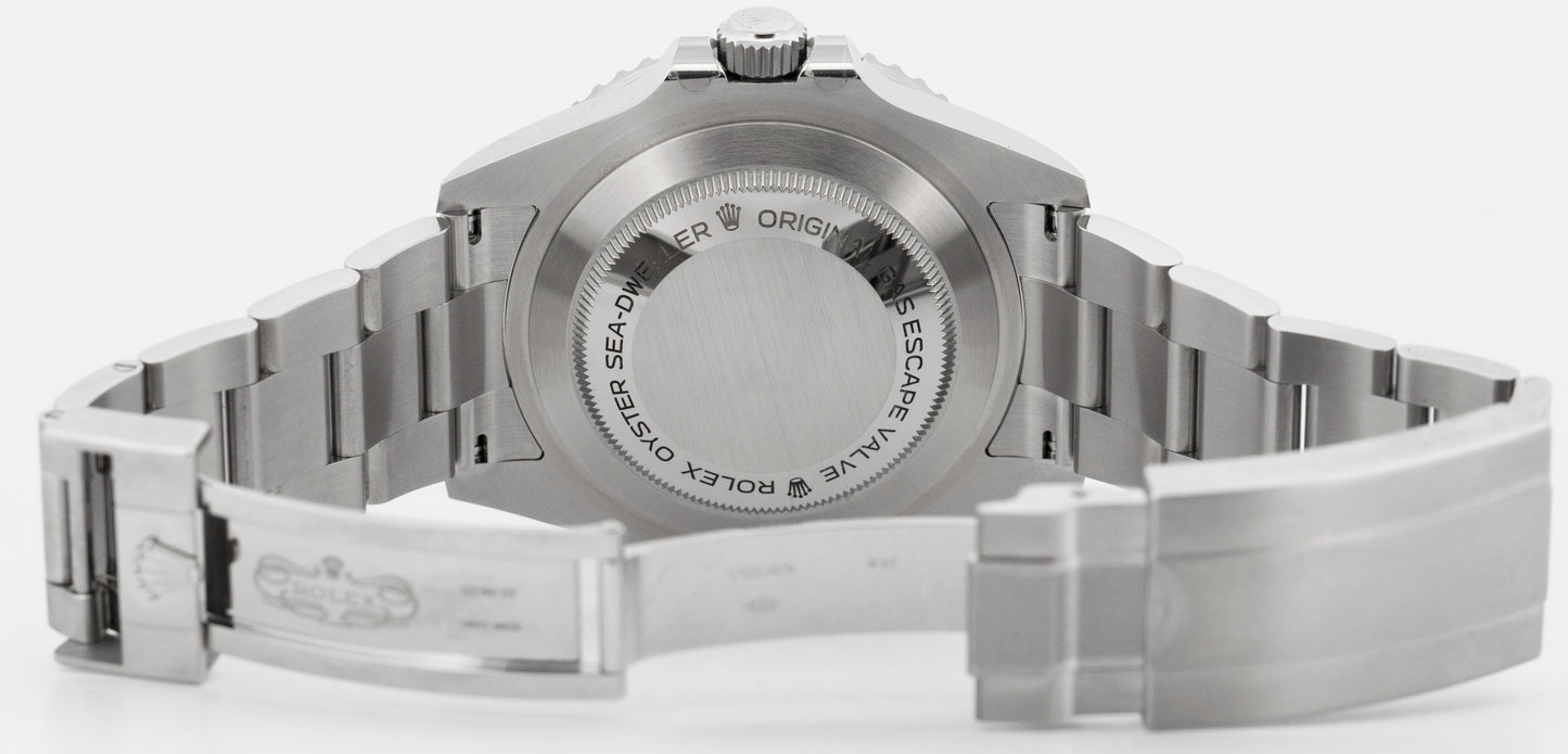 PAPERS Rolex Sea-Dweller 50th-Anniversary BLACK Red 43mm MK2 126600 Watch BOX