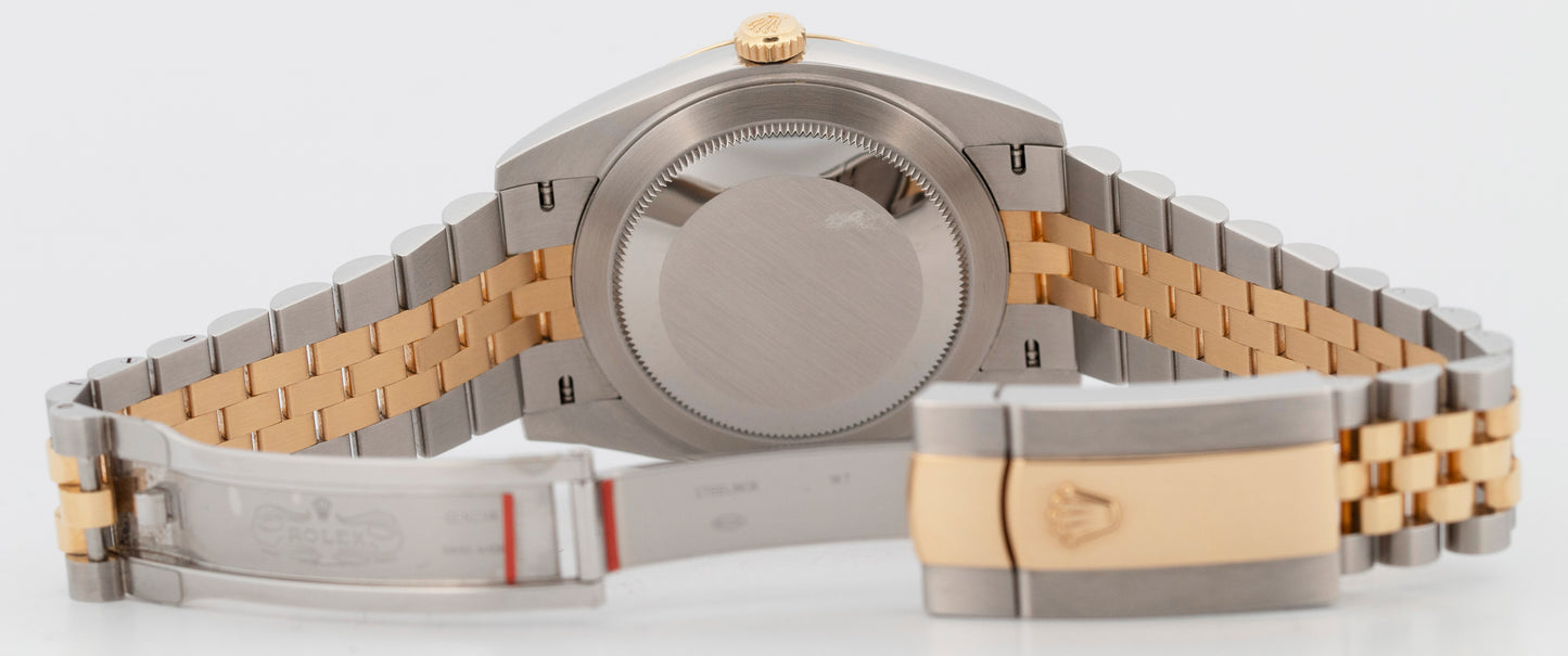 2023 PAPERS Rolex DateJust 41 WIMBLEDON Two-Tone Jubilee 41mm 126333 Watch BOX