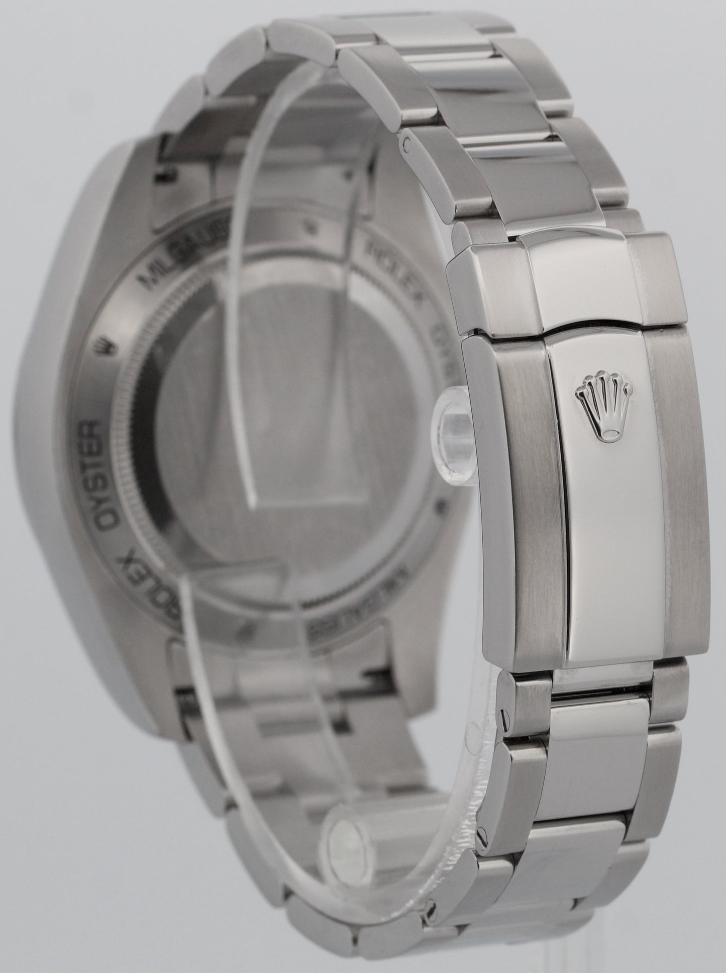 Rolex Milgauss BLACK Orange Stainless Steel 40mm Smooth Oyster 116400 Watch