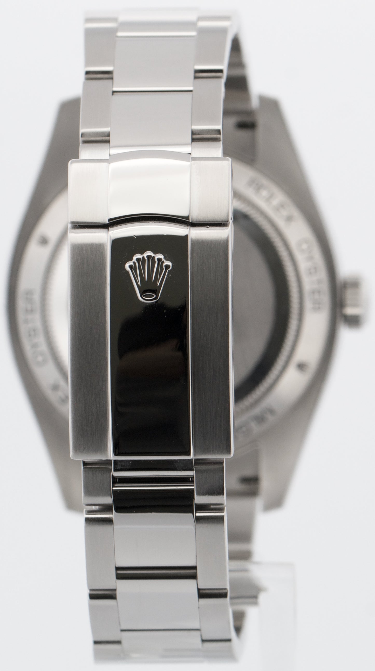 Rolex Milgauss BLACK Orange Stainless Steel 40mm Smooth Oyster 116400 Watch