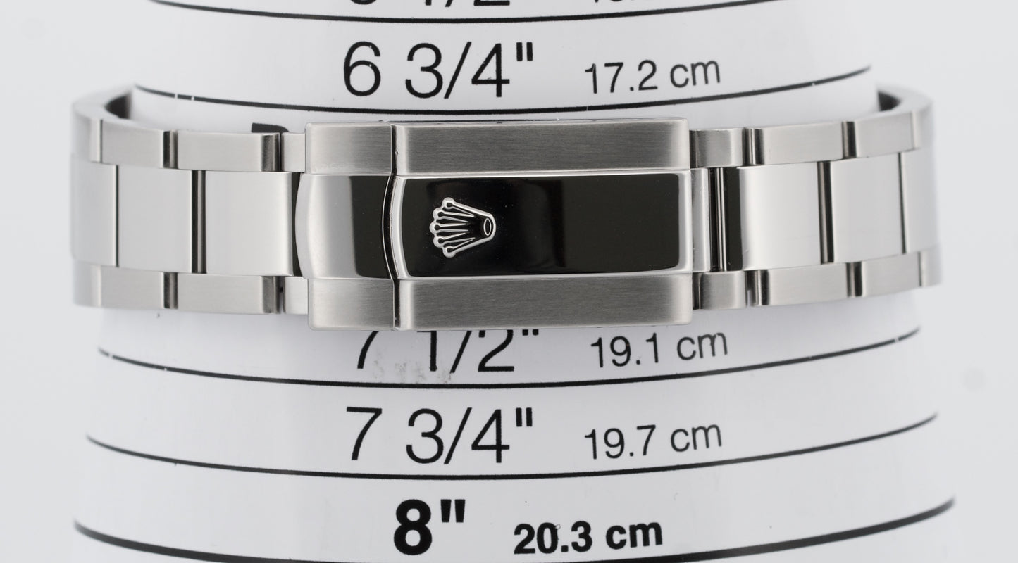 Rolex Milgauss BLACK Orange Stainless Steel 40mm Smooth Oyster 116400 Watch