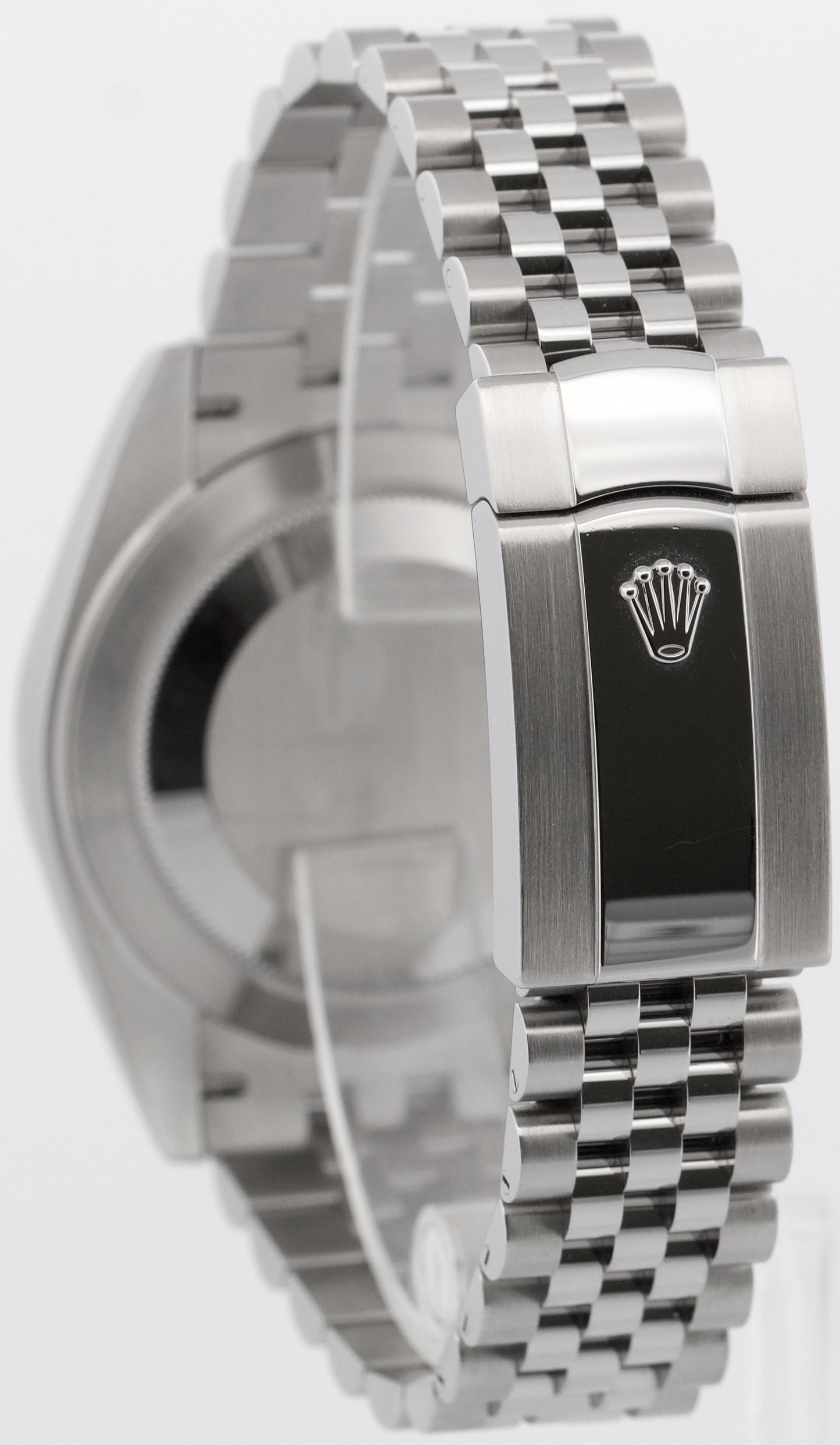 Rolex DateJust 41 BLACK 18K Gold Stainless Steel JUBILEE Smooth 41mm 126300