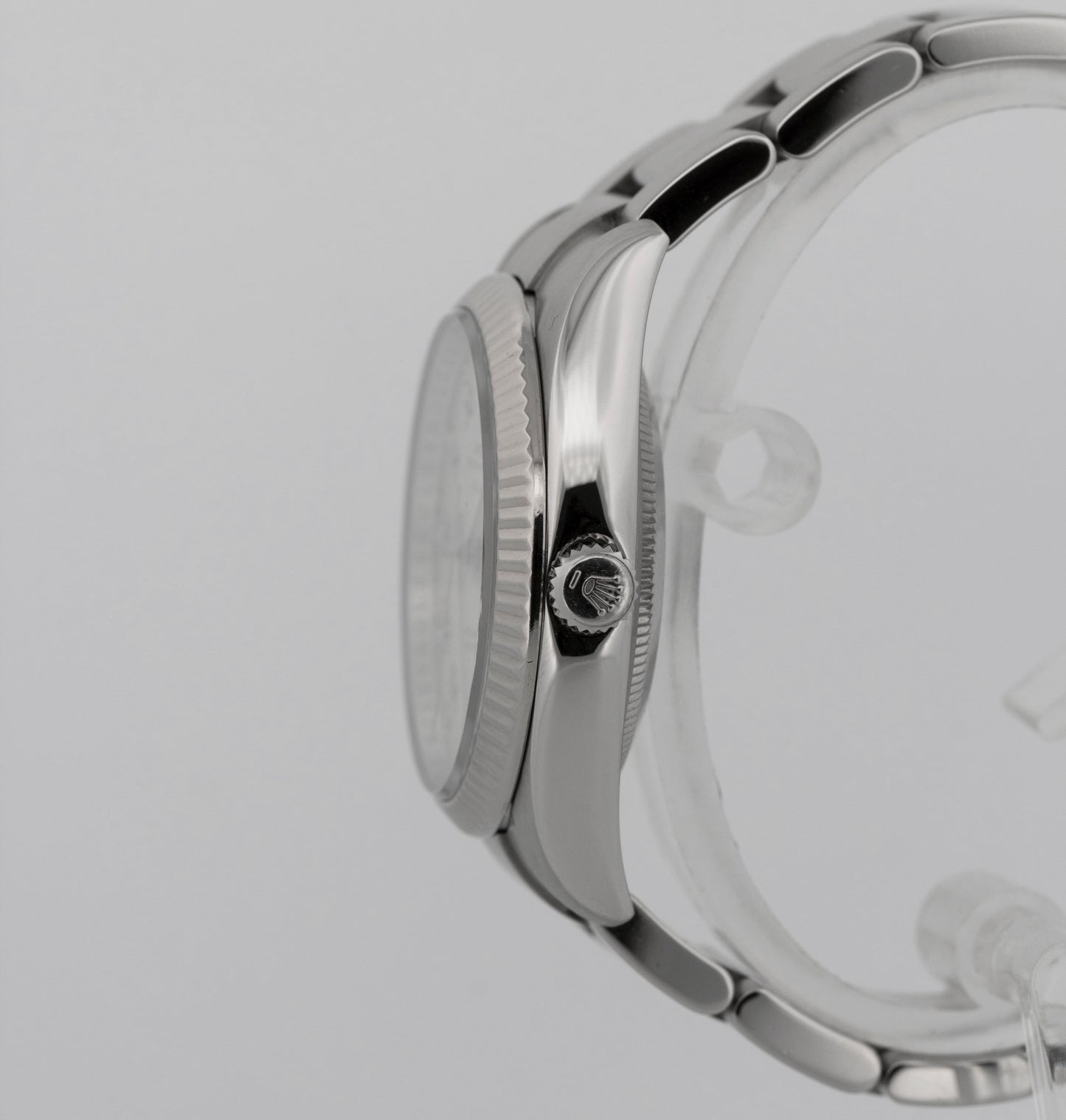 Rolex Air-King DIAMOND SILVER Stainless Steel 34mm 114234 Oyster Watch