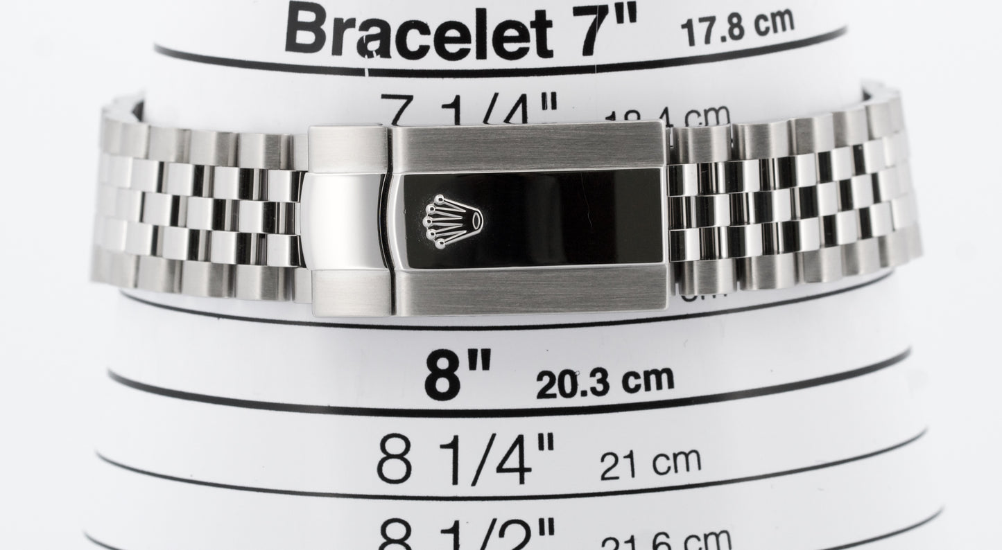 Rolex DateJust 41 BLACK 18K Gold Stainless Steel JUBILEE Smooth 41mm 126300