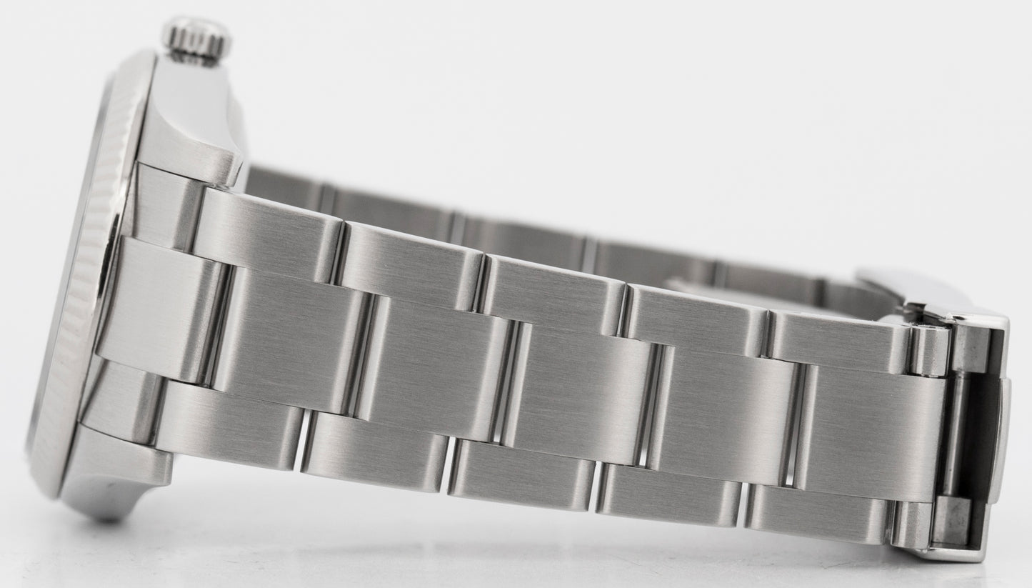 Rolex Air-King DIAMOND SILVER Stainless Steel 34mm 114234 Oyster Watch