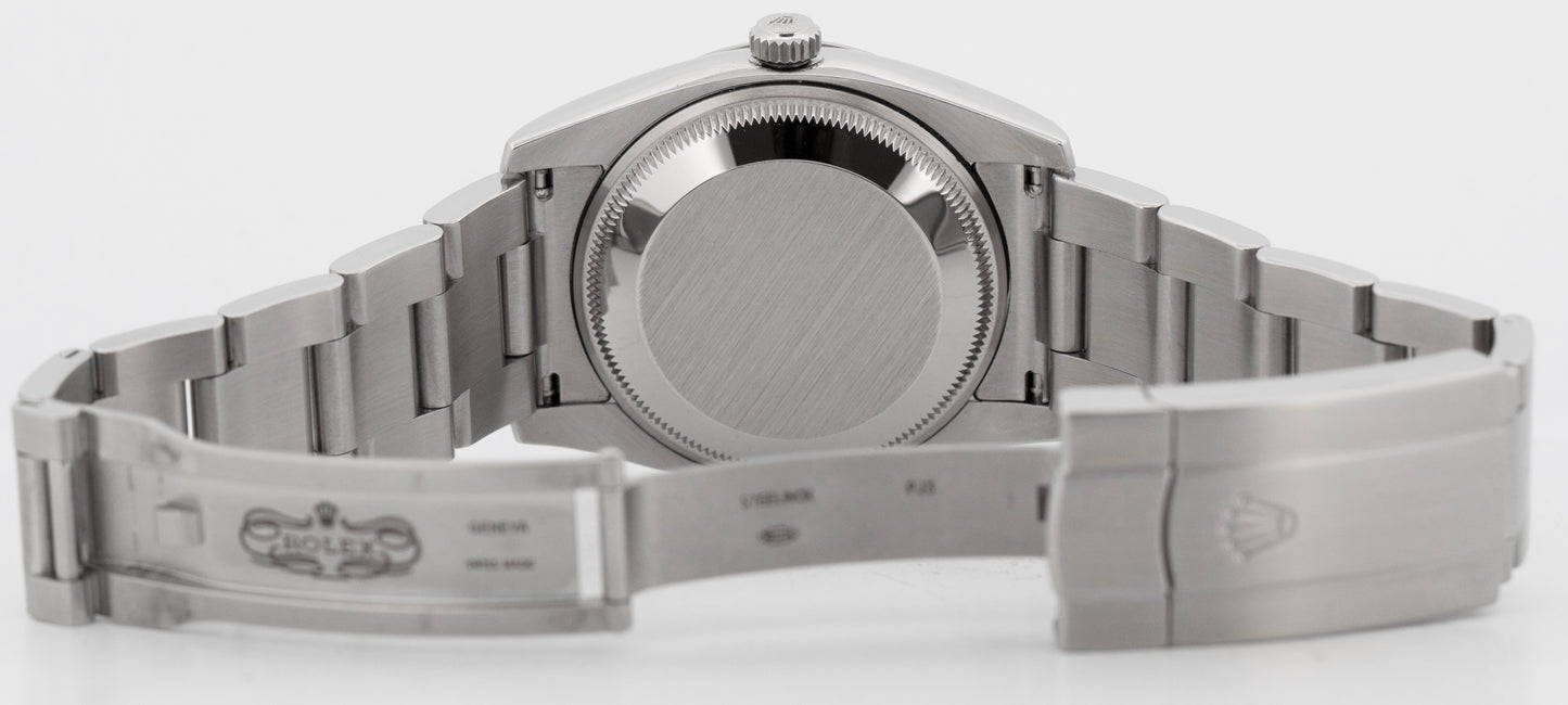 Rolex Air-King DIAMOND SILVER Stainless Steel 34mm 114234 Oyster Watch