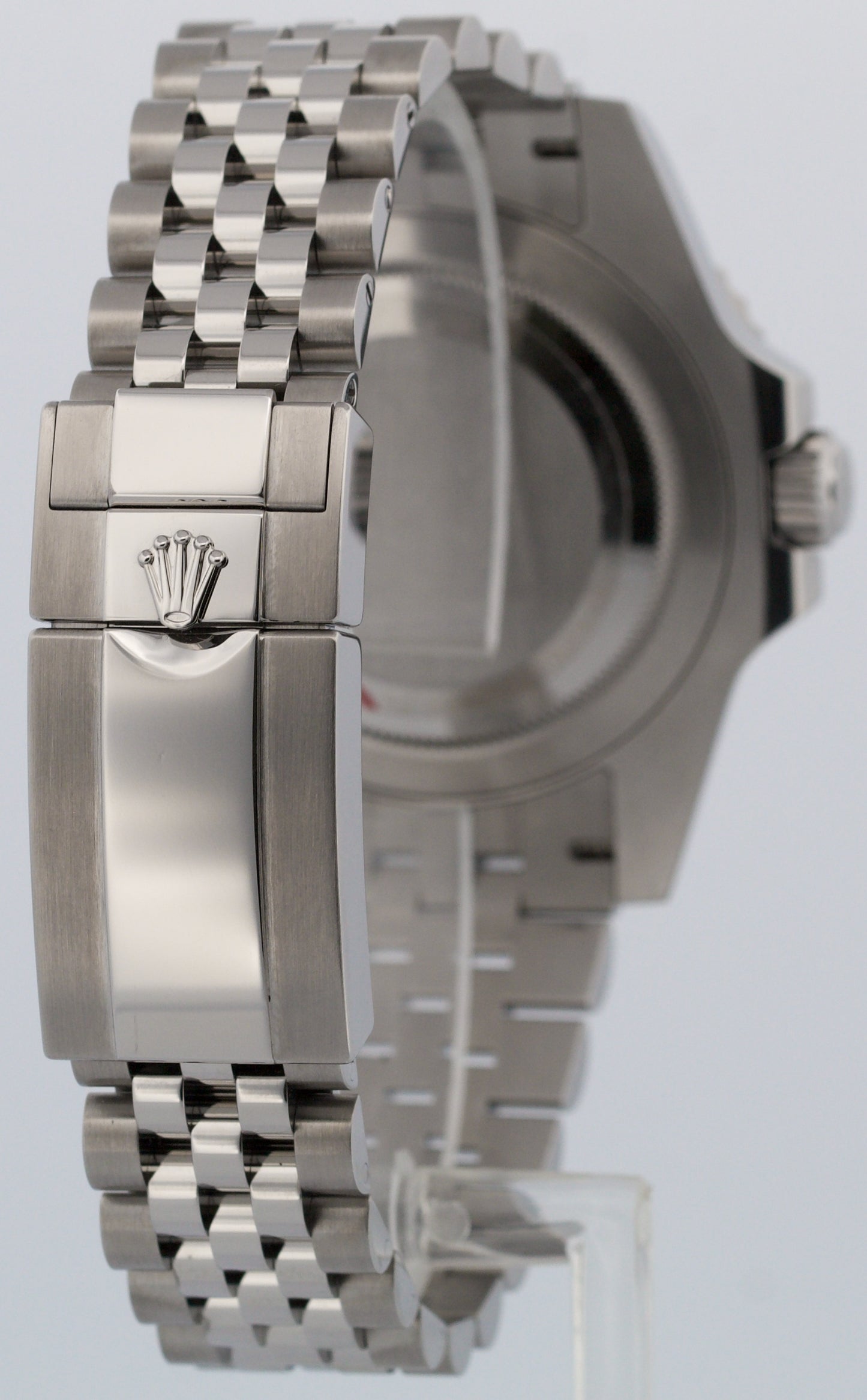 PAPERS Rolex GMT-Master II BATGIRL Blue Black Steel JUBILEE 40mm 126710 BLNR BOX