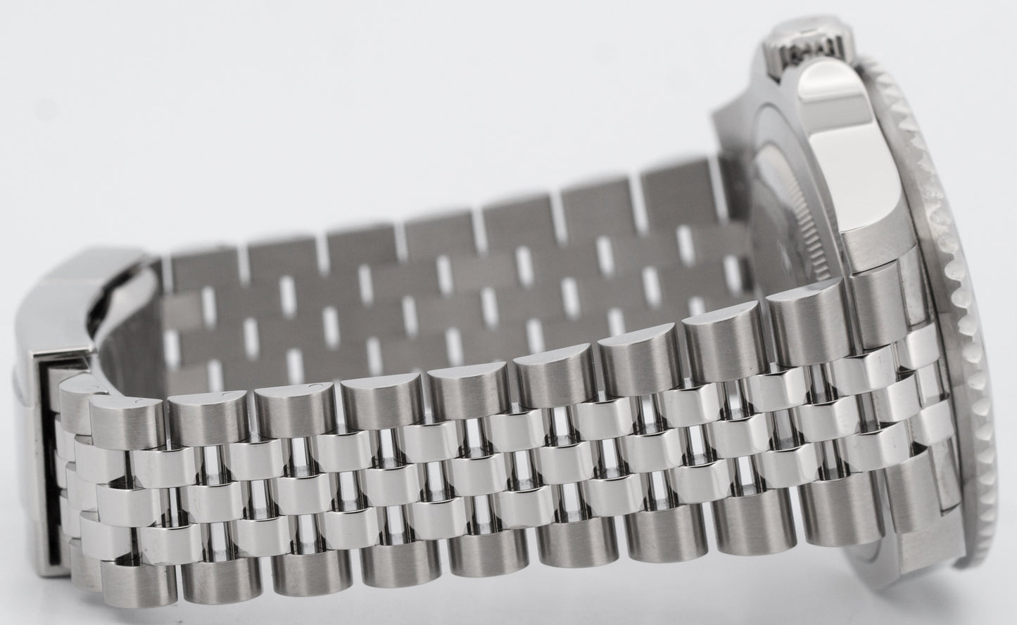 PAPERS Rolex GMT-Master II BATGIRL Blue Black Steel JUBILEE 40mm 126710 BLNR BOX