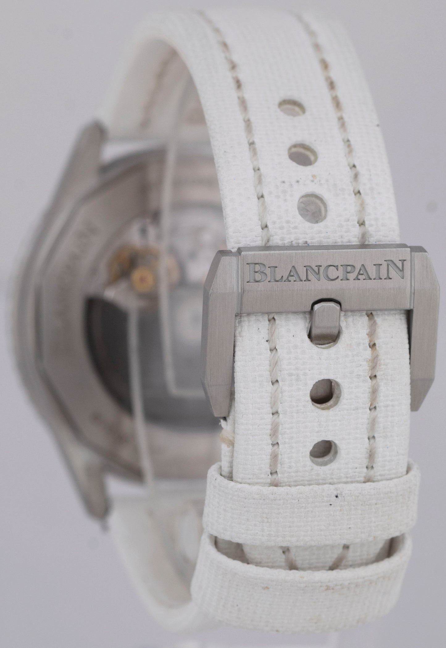 Blancpain Fifty Fathoms Bathyscaphe PAPERS 5100-1127-W52A Steel White 38mm B+P