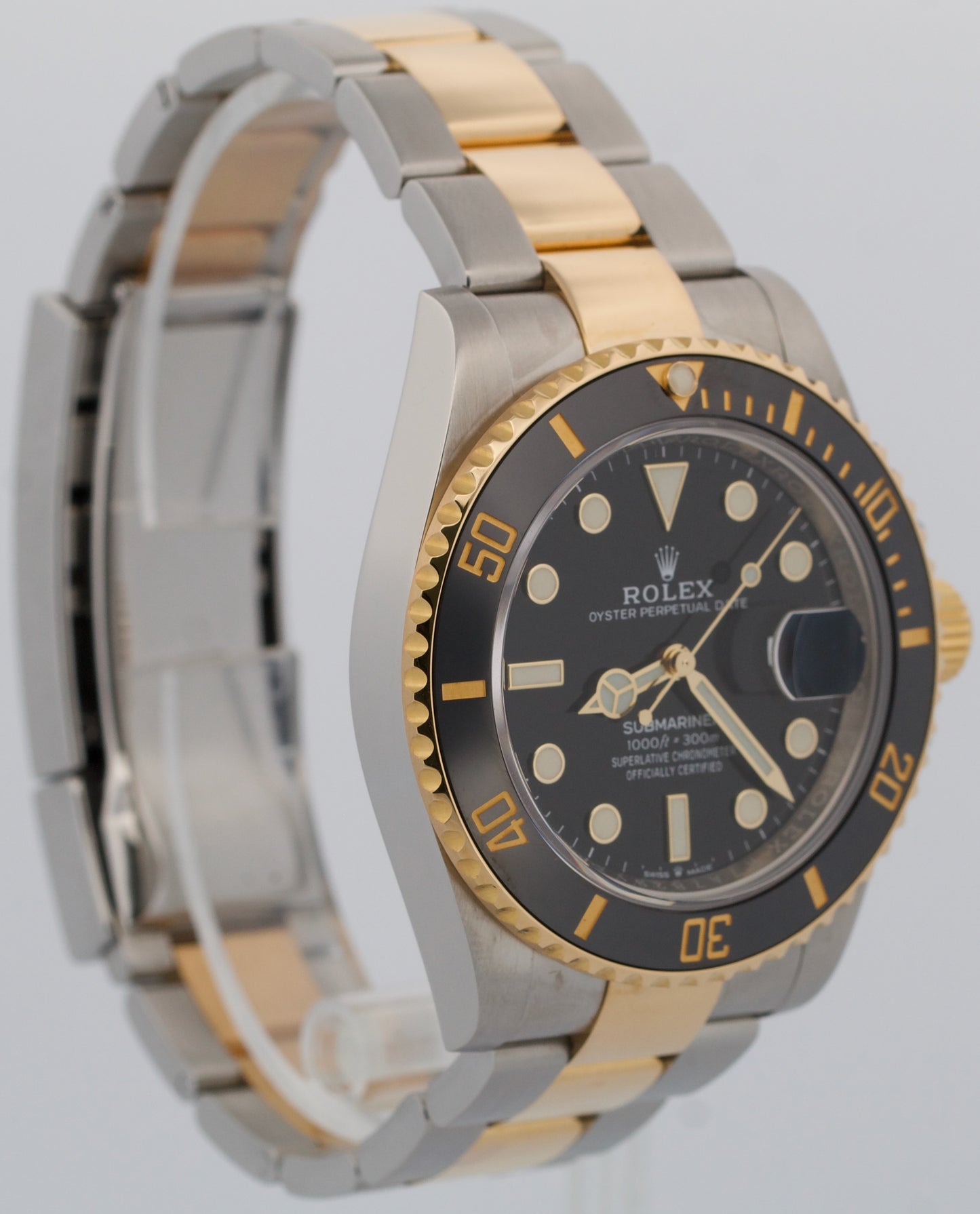 2025 PAPERS Rolex Submariner Date BLACK 41mm Ceramic 18K Steel 126613 LB BOX