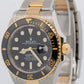 2025 PAPERS Rolex Submariner Date BLACK 41mm Ceramic 18K Steel 126613 LB BOX