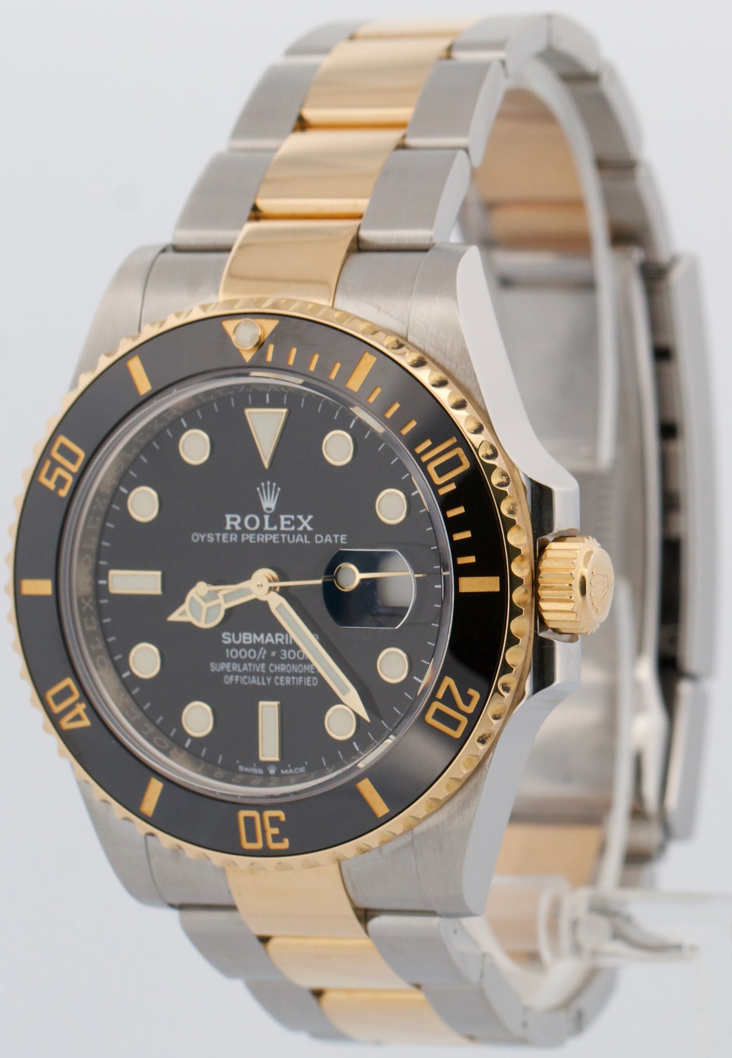 2025 PAPERS Rolex Submariner Date BLACK 41mm Ceramic 18K Steel 126613 LB BOX