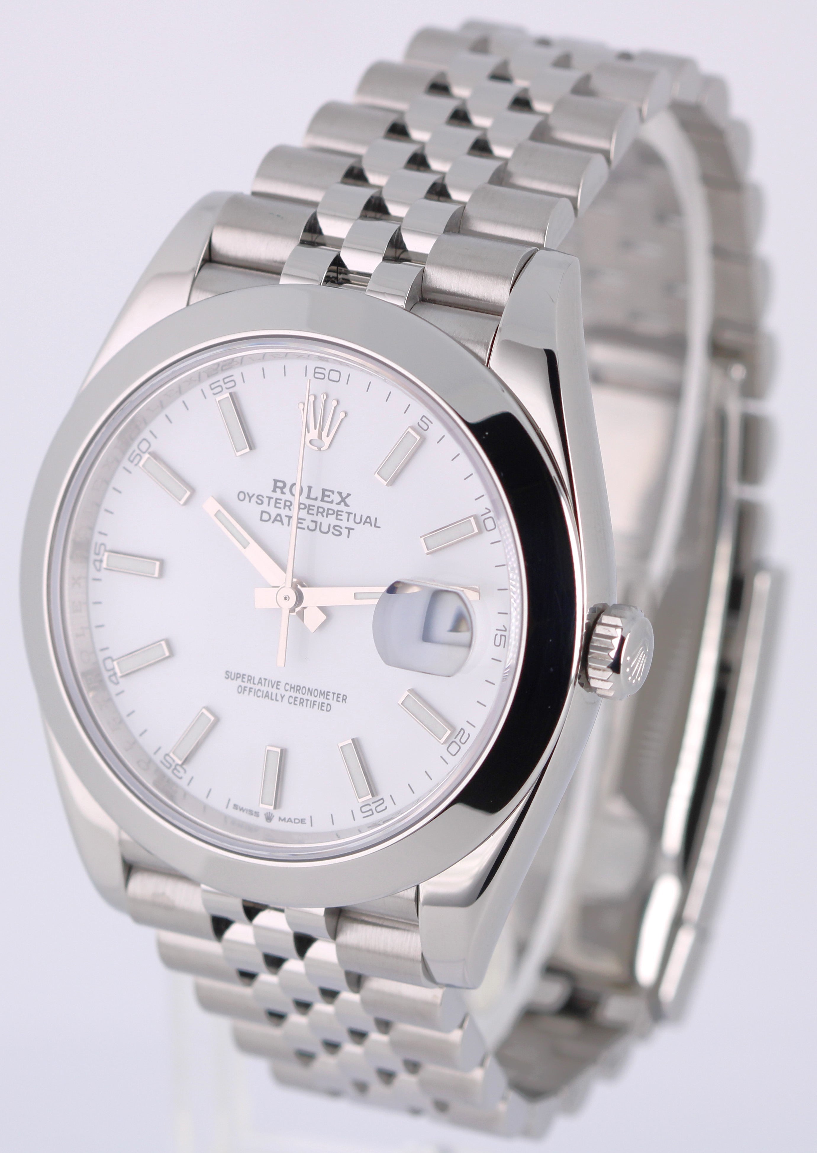 Oyster perpetual datejust 126300 acier 41mm best sale