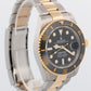2024 PAPERS Rolex Submariner Date BLACK Two-Tone Gold 41mm 126613 LN Watch BOX