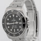 2021 PAPERS Rolex Submariner No-Date BLACK Steel 41mm 124060 LN Watch BOX