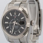 2024 PAPERS Rolex Sky-Dweller BLACK 42mm Steel 18K Gold OYSTER Watch 336934 BOX