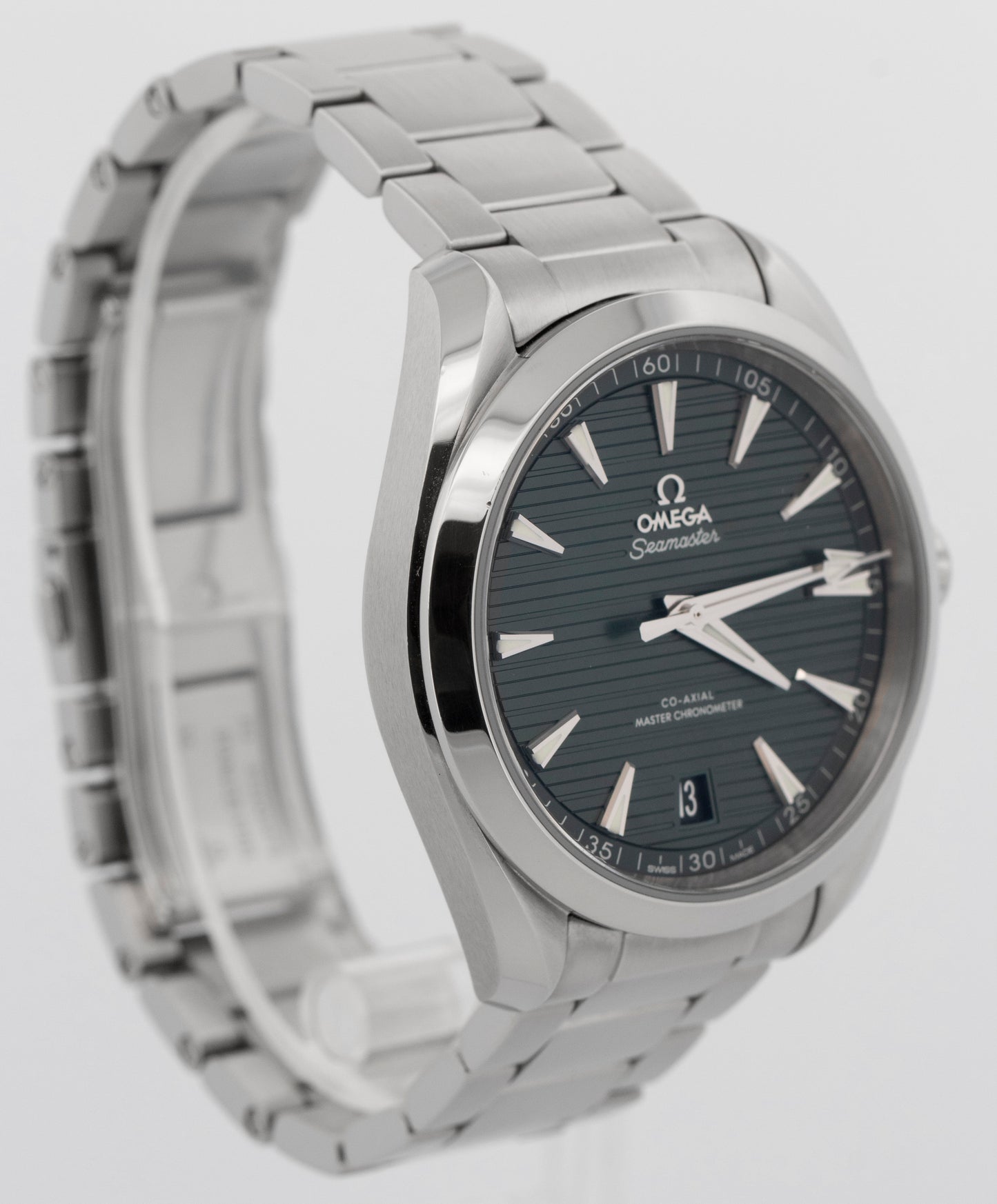 2021 PAPERS Omega Seamaster Aqua Terra 150M GREEN Steel 41mm 220.10.41.21.10.001