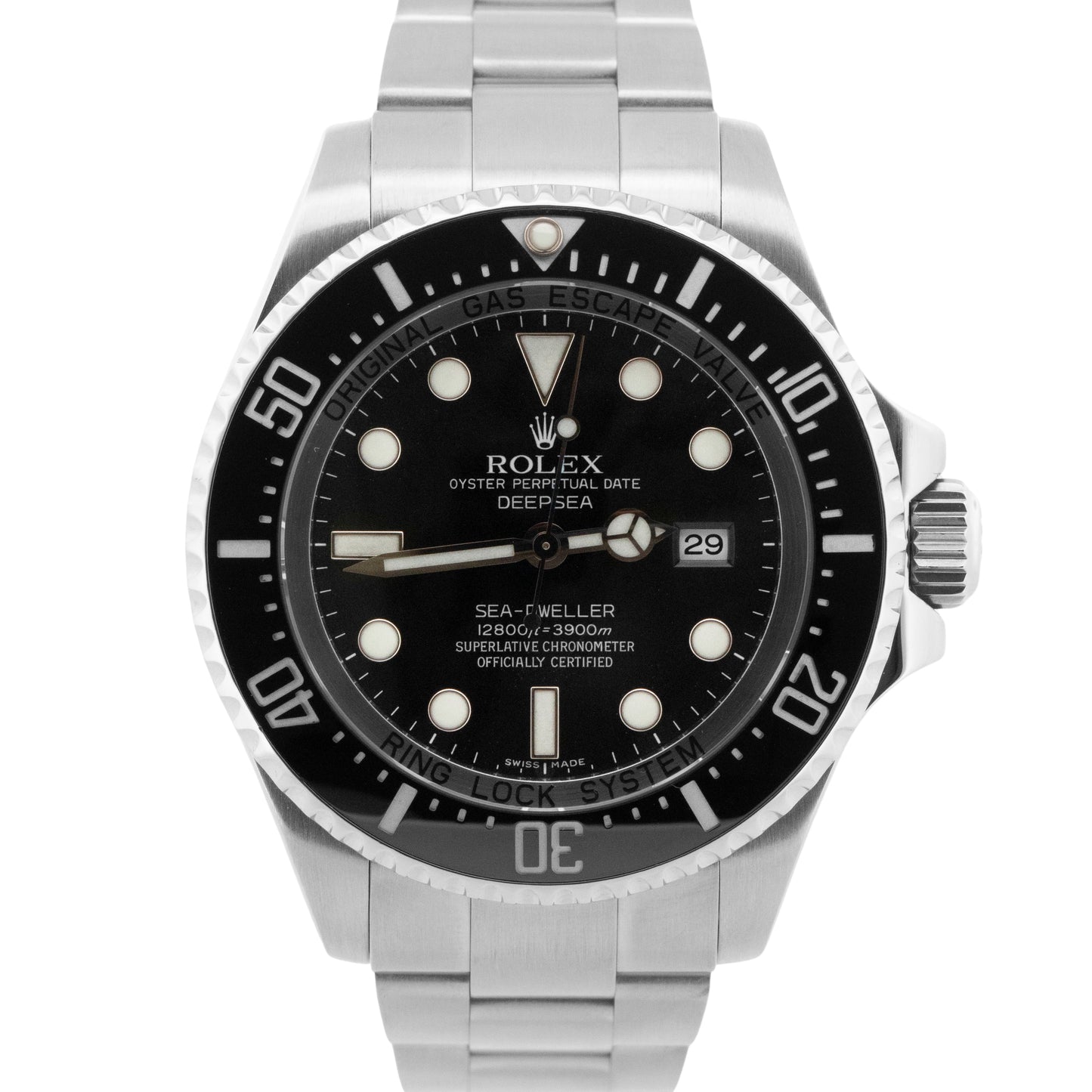 Rolex Sea-Dweller Deepsea BLACK Stainless Steel 44mm Oyster 116660 Watch