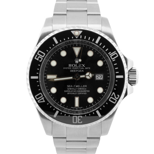 Rolex Sea-Dweller Deepsea BLACK Stainless Steel 44mm Oyster 116660 Watch