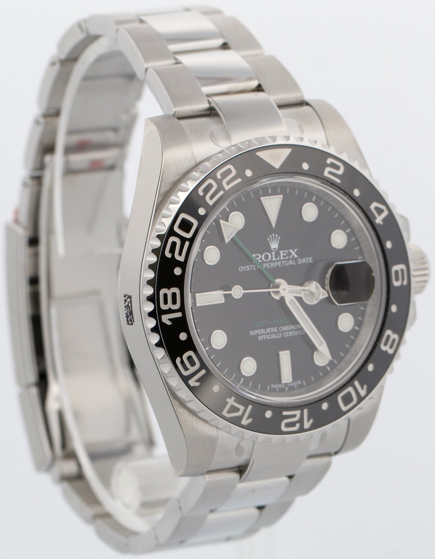 NOS STICKERED Rolex GMT-Master II Black RANDOM SERIAL Ceramic 40mm 116710 LN BOX