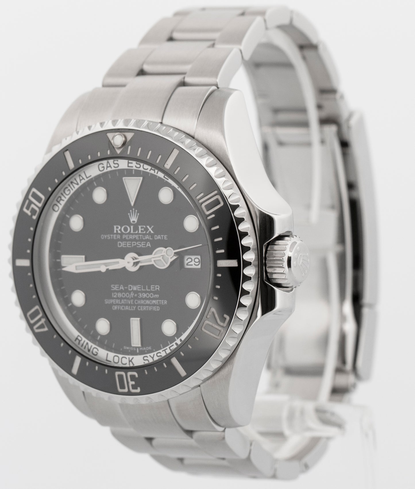 Rolex Sea-Dweller Deepsea BLACK Stainless Steel 44mm Oyster 116660 Watch