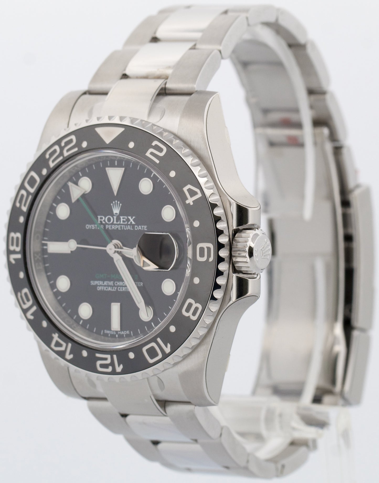 NOS STICKERED Rolex GMT-Master II Black RANDOM SERIAL Ceramic 40mm 116710 LN BOX