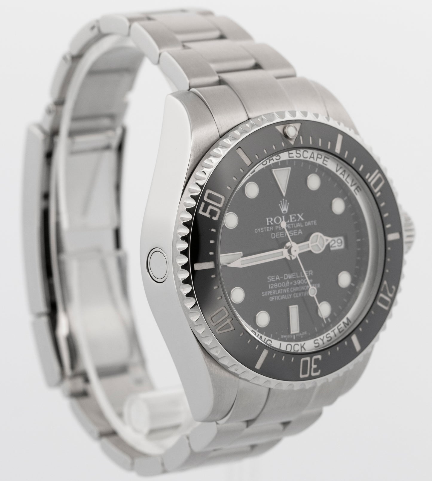 Rolex Sea-Dweller Deepsea BLACK Stainless Steel 44mm Oyster 116660 Watch
