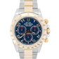 Rolex Daytona Cosmograph BLUE RACING Two-Tone 18K Yellow Gold Steel 116523 Watch