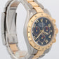 Rolex Daytona Cosmograph BLUE RACING Two-Tone 18K Yellow Gold Steel 116523 Watch