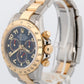 Rolex Daytona Cosmograph BLUE RACING Two-Tone 18K Yellow Gold Steel 116523 Watch