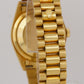 UNPOLISHED Rolex Day-Date President CHAMPAGNE 18K Yellow Gold 36mm Fluted 18238