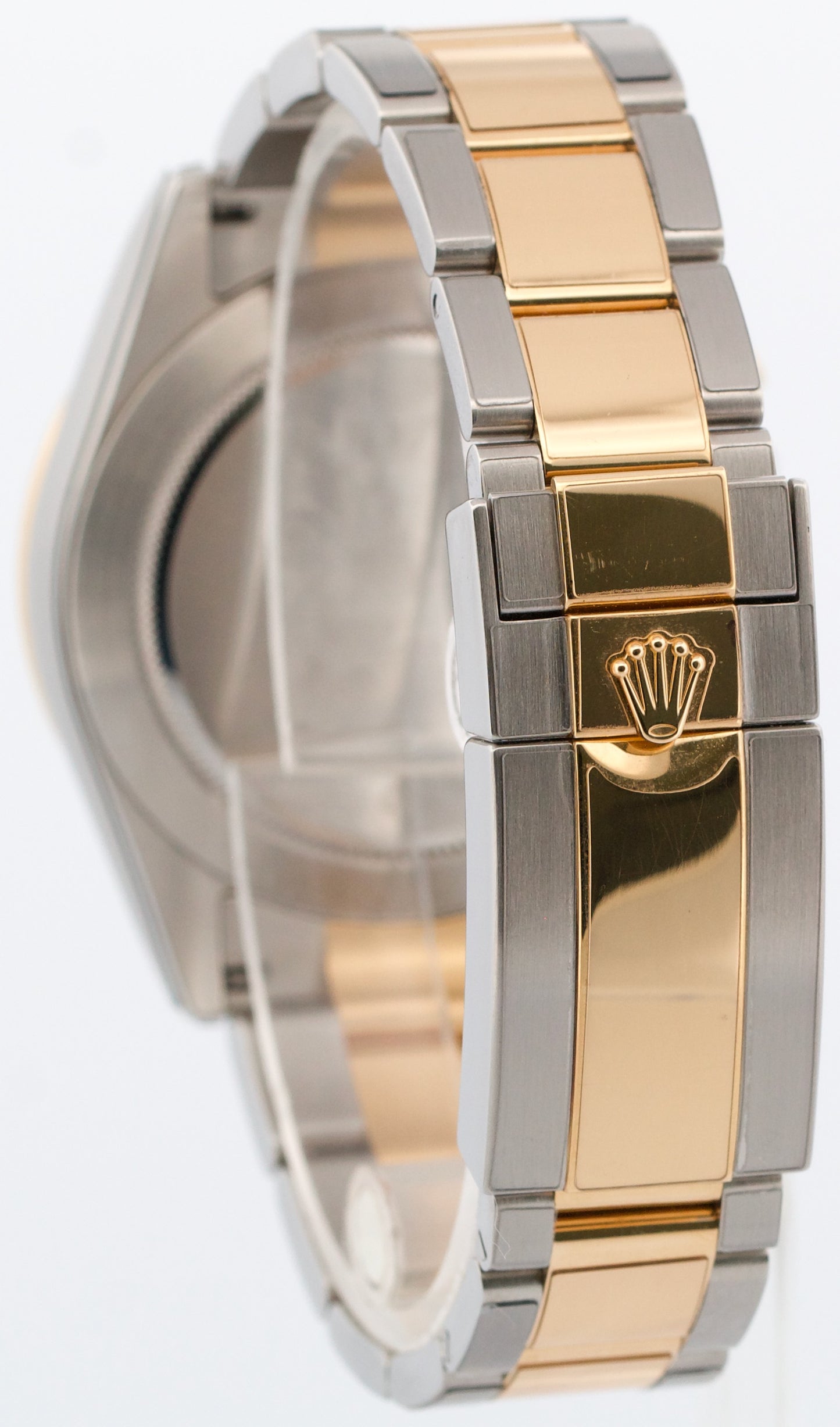 Rolex Daytona Cosmograph BLUE RACING Two-Tone 18K Yellow Gold Steel 116523 Watch