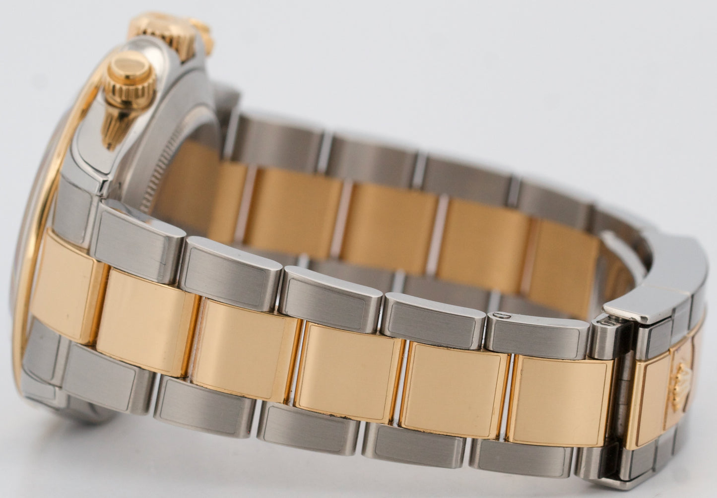 Rolex Daytona Cosmograph BLUE RACING Two-Tone 18K Yellow Gold Steel 116523 Watch