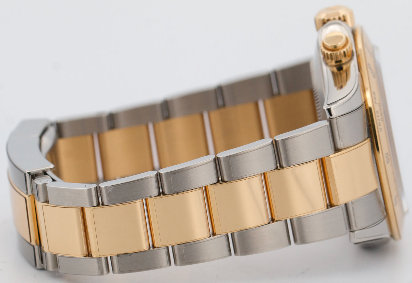 Rolex Daytona Cosmograph BLUE RACING Two-Tone 18K Yellow Gold Steel 116523 Watch