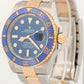 MINT 2024 PAPERS Rolex Submariner Date BLUE 18K Steel 41mm Ceramic 126613 LB BOX