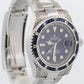 Rolex Submariner Date BLUE DIAMOND SAPPHIRE Stainless Steel 40mm Watch 116610