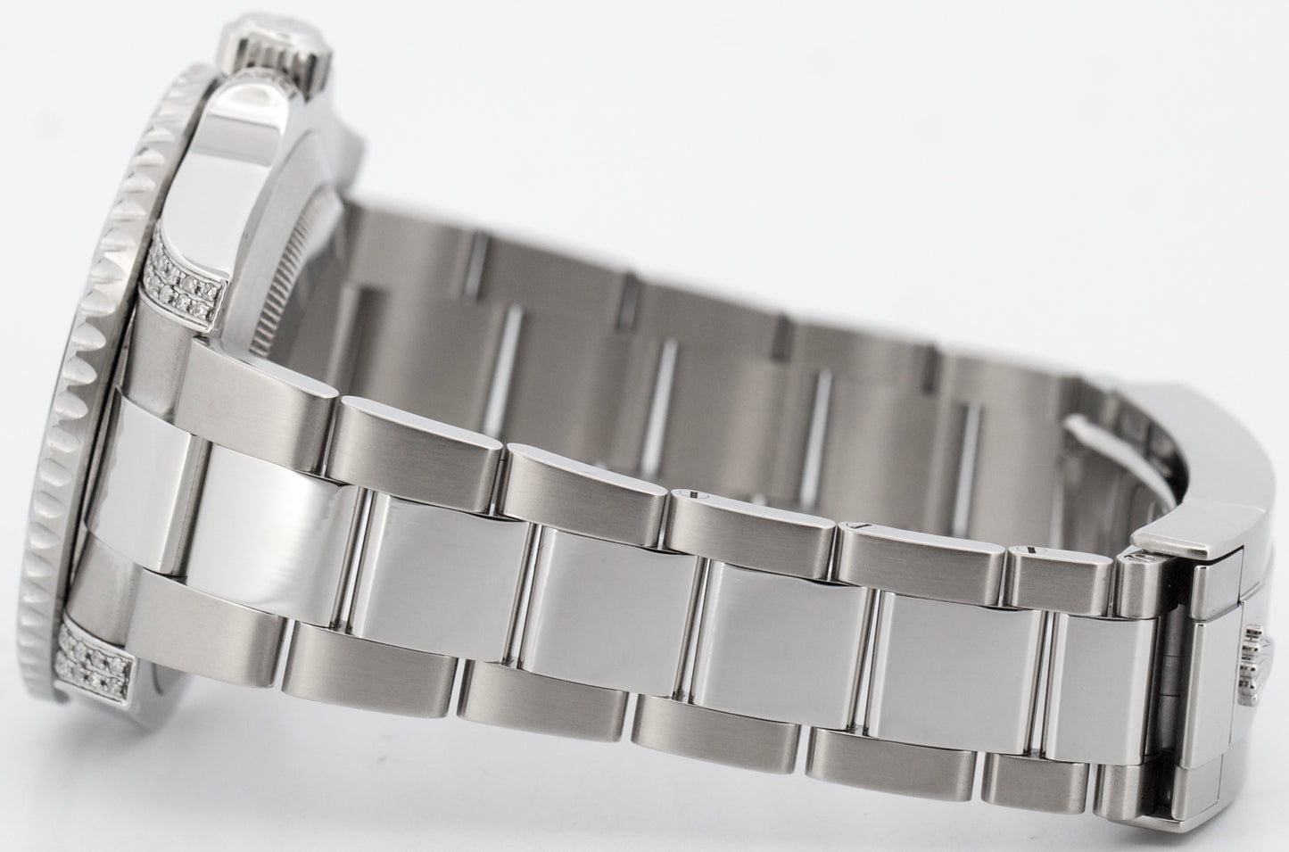 Rolex Submariner Date BLUE DIAMOND SAPPHIRE Stainless Steel 40mm Watch 116610